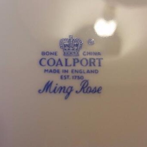 ********  PRICE DROPPED $160   Coalport MING ROSE platter AND dinner plate - Picture 3 of 6